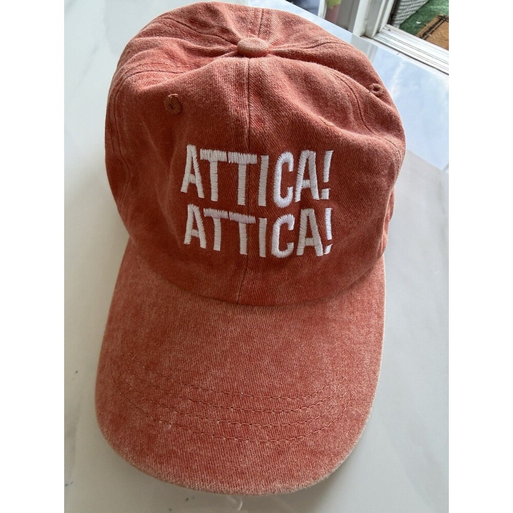 Dog Day Afternoon Broadway Preview Night Attica Attica Hat Orange Dad Cap